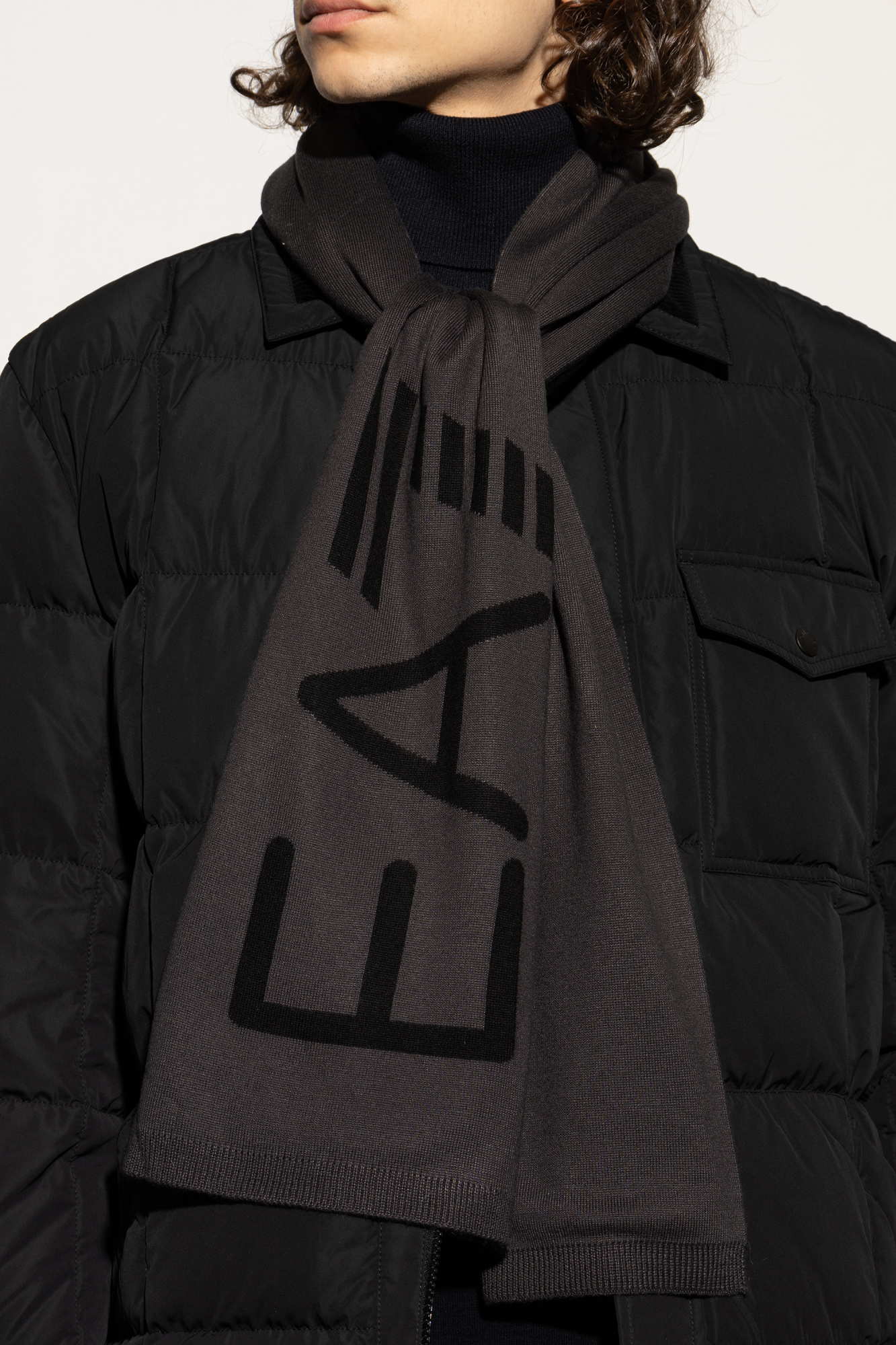 EA7 Emporio Armani Scarf with logo | Men's | Vitkac